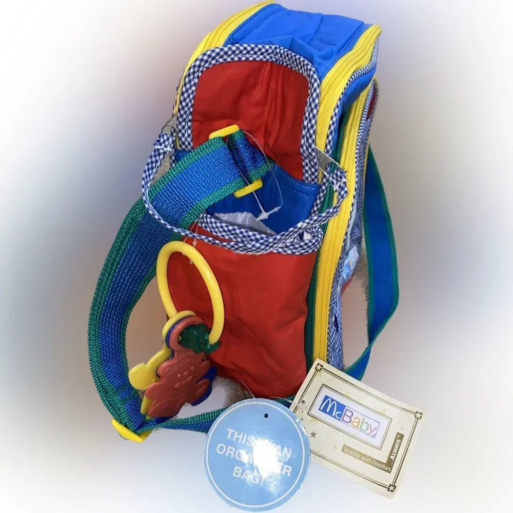 NWT McDonalds Vintage RARE McBaby Bear Insulated Small Crossbody Diaper Bag